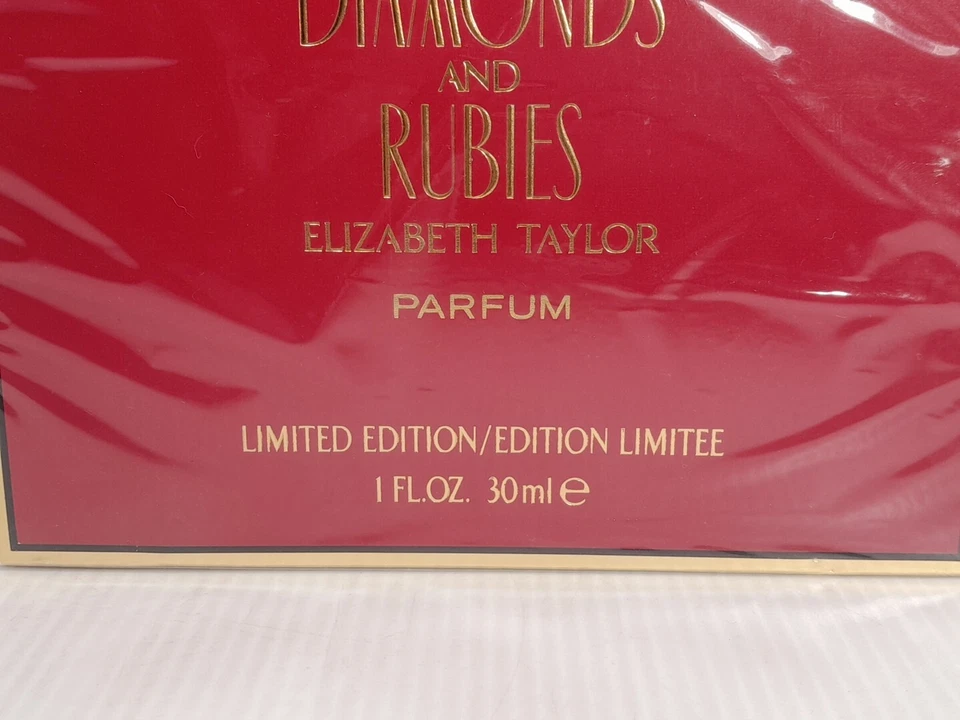 Botella de perfume RARA Elizabeth Taylor Diamonds & Rubies LIMITADA #130/250 1 fl oz Foto 2 de 4