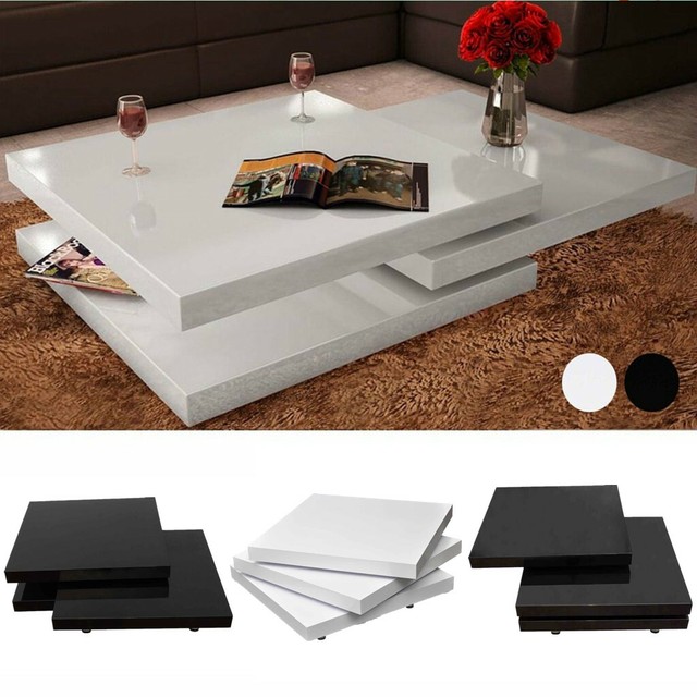 Featured image of post Couchtisch Hochglanz Weiß Schwarz