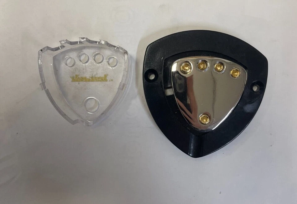 Raptor 4 Position Ground Distribution Block 1 In-4 Out Car Audio 12V Power - Image 2 of 4