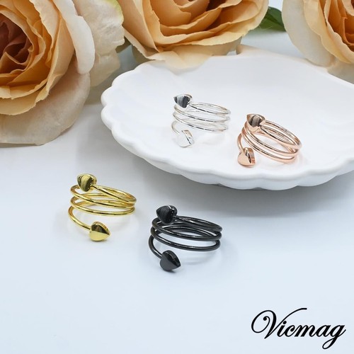 Stylish Solid Copper Magnetic Rings – Adjustable and Lightweight Jewelry Gift - Picture 8 of 11