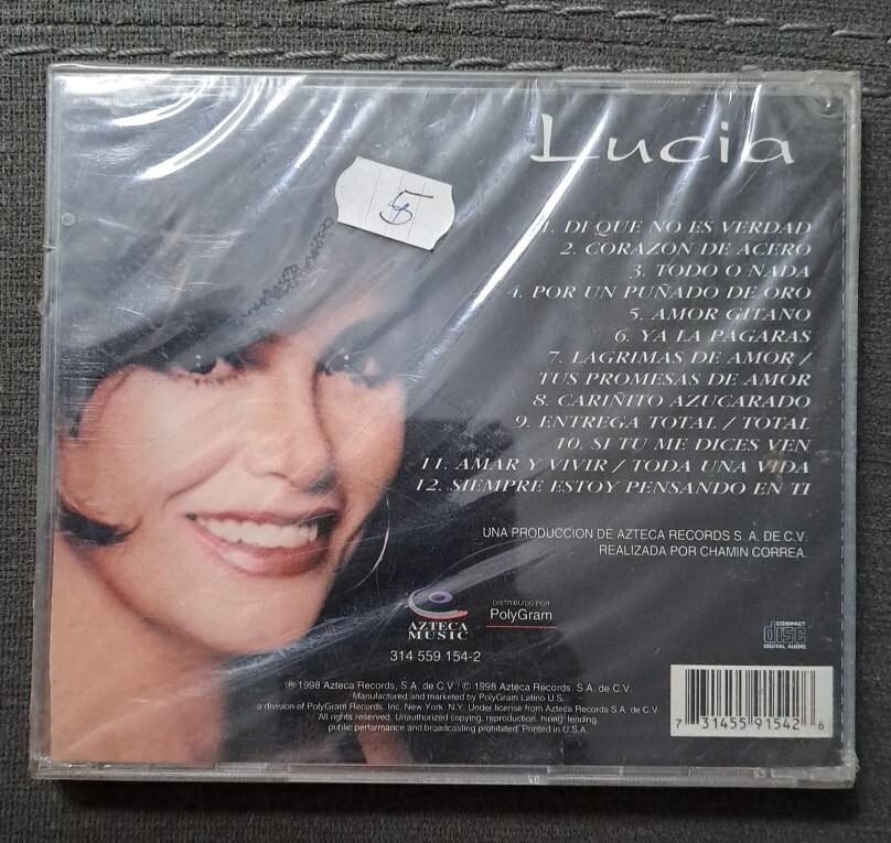 Lucia Mendez Todo o Nada CD 1998 Azteca NEW SEALED | eBay