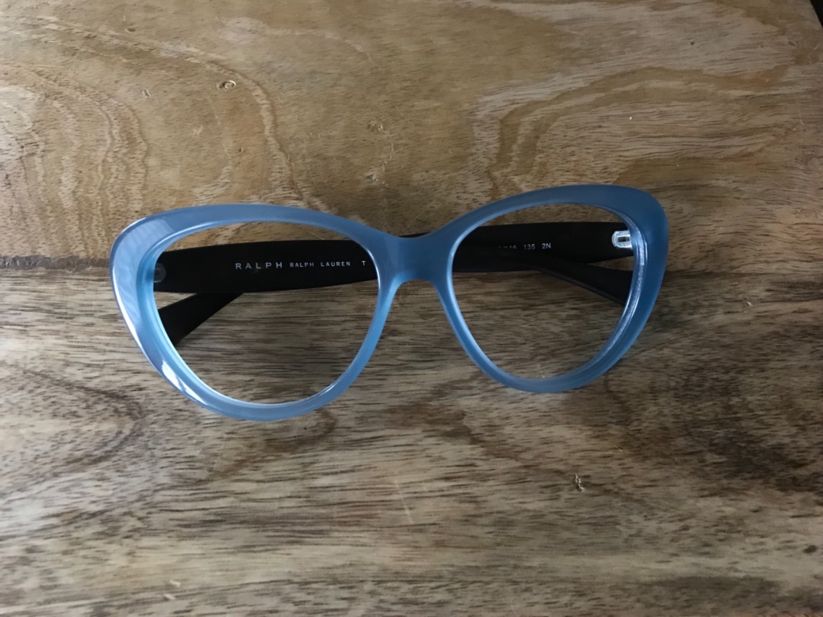 Ralph Lauren Prescription Glasses Without the Lense Soft Blue