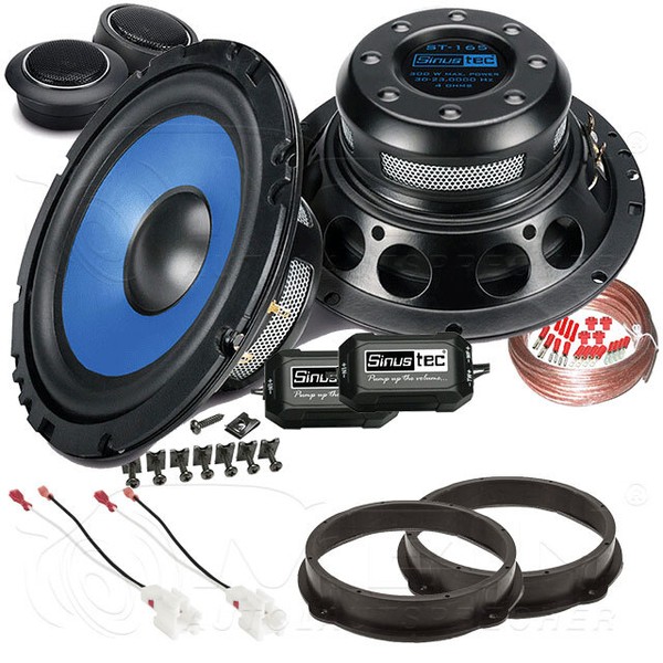 Sinustec Auto Lautsprecher FüR Opel Antara 2006-2017 Front TüR 2-Wege 300W #A5SO-image