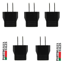 5 x Outlet 220 Volt to Output 110 Volt Travel - Flat Travel US Plug Adapter 
