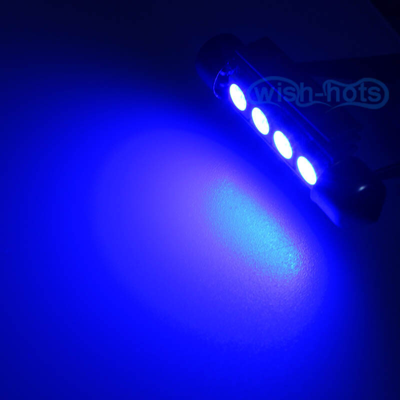 8x Blue LED light interior package kit for 2011-2016 Hyundai Elantra