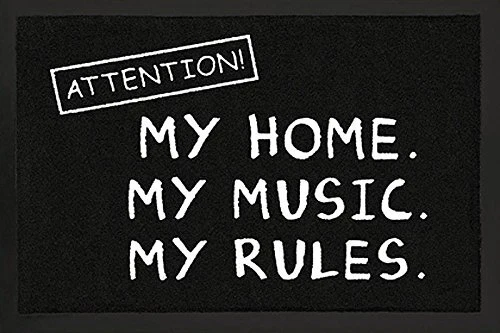 Fußmatte "My Home My Music My Rules" (g2w) - Foto 1 di 1