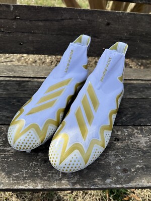 Adidas Freak Ultra 22 Football Cleats White Gold Metallic GX7979‎ Men\'s Size 9.5 Adidas Men main image 3