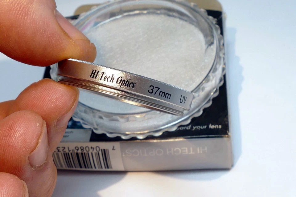 Hi Tech Optics 37mm MC UV Lens Filter Multi-Coated for camcorder (chrome rim) - Image 3 of 4