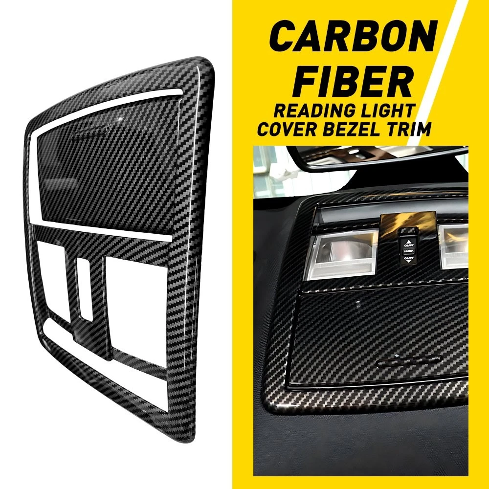 Pexorin 2 Stuks Koolstofvezel Abs Auto-interieur Deurgreep Cover Trim
