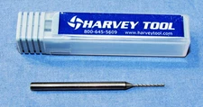 Harvey Tool Carbide drill 0.031" Dia. x 0.433" LOF 3 Flute Aluminum Application