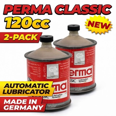 Perma Classic 120cc Automatic Lubricator Single Point Grease Dispenser 2pack