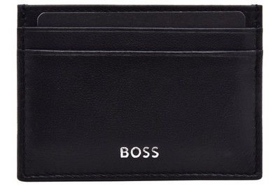 Hugo Boss Randy_N_Card_Case Men's Card Case Wallet 5 Credit Card Slots Black