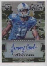 2016 Panini Prizm Collegiate Draft Picks Camo 161/199 Jeremy Cash #202 Auto 0l2