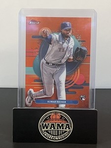 2025 Topps Finest Kumar Rocker RC Orange Refractor BOOKEND 1/20 Uncommon