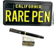 VISCONTI D'ESSAI GREEN CELLULOID Fountain Pen LE400 14K M nib Year 1990