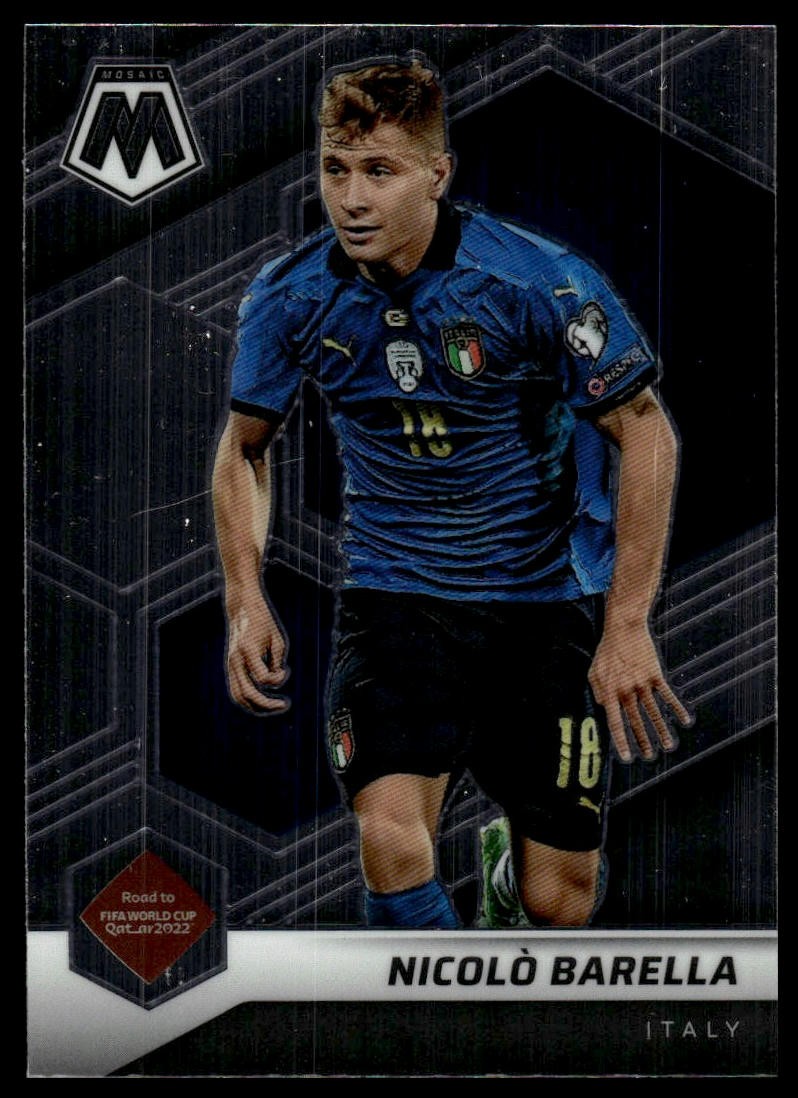 2021-22 Panini Mosaic Road to FIFA World Cup Nicolo Barella #30