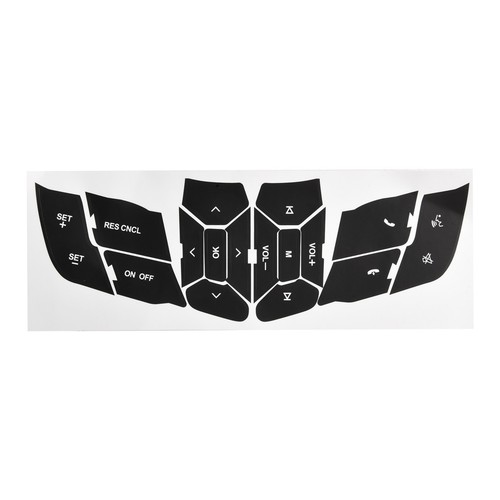 High Grade Vinyl Button Repair Stickers for FORD For MUSTANG 2015 2018 - Foto 10 di 13
