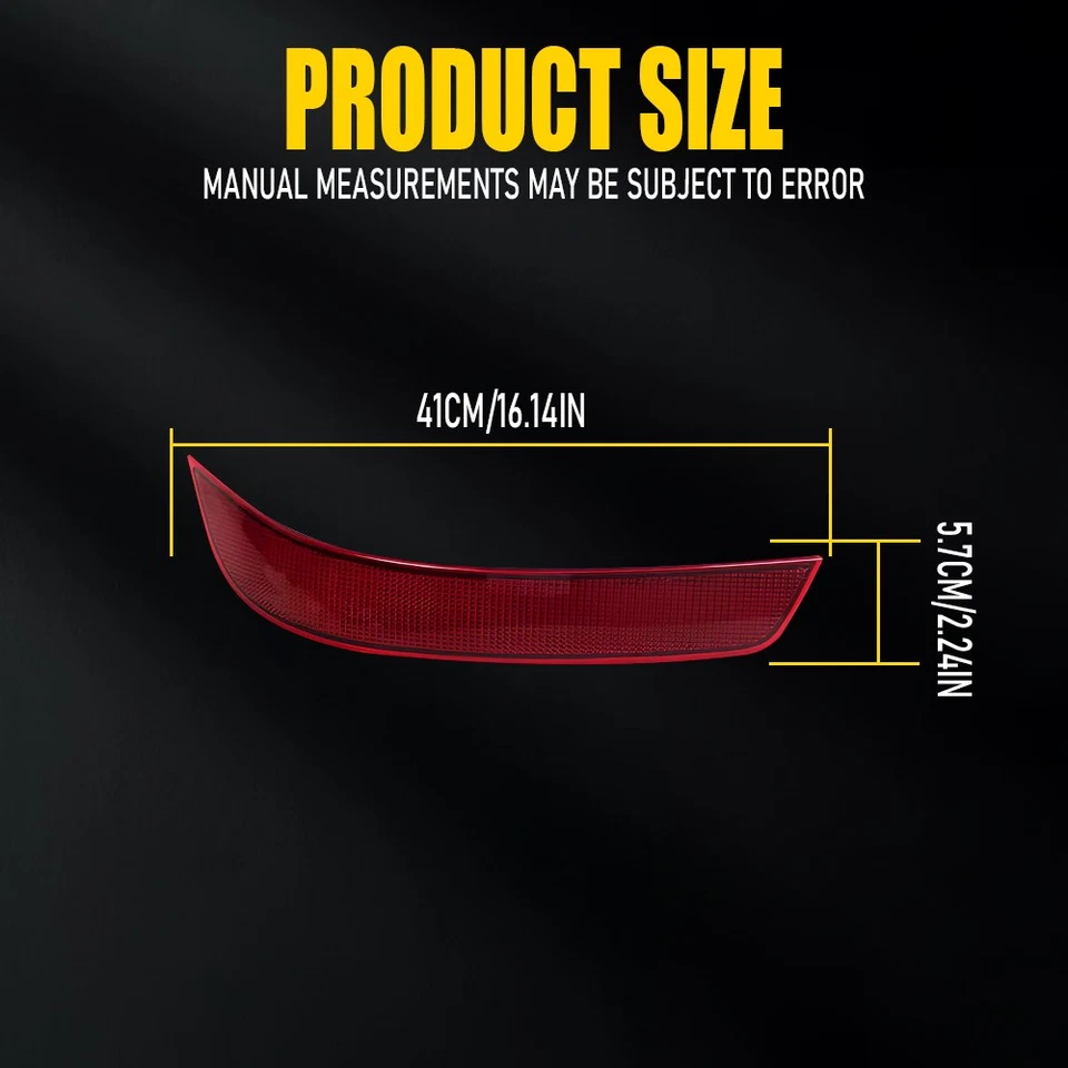 Refletor de para-choque traseiro direito ajuste 2010-12 Mercedes Benz GL450 GL550 GL350 X164 EAC - Imagem 4 de 4