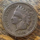 1864 Bronze Indian Cent Nice Original Good CHRC