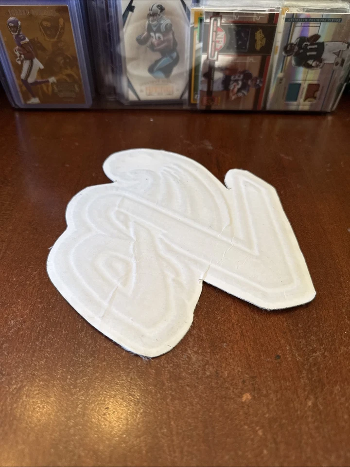 LB Wave Logo Embroidered Iron On Patch Blue White Surf Ocean Theme Jersey Patch - Image 2 of 2