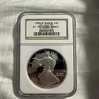 New Listing1990-S (PF70 Ultra Cameo) 1 oz Proof American Silver Eagle $1 NGC