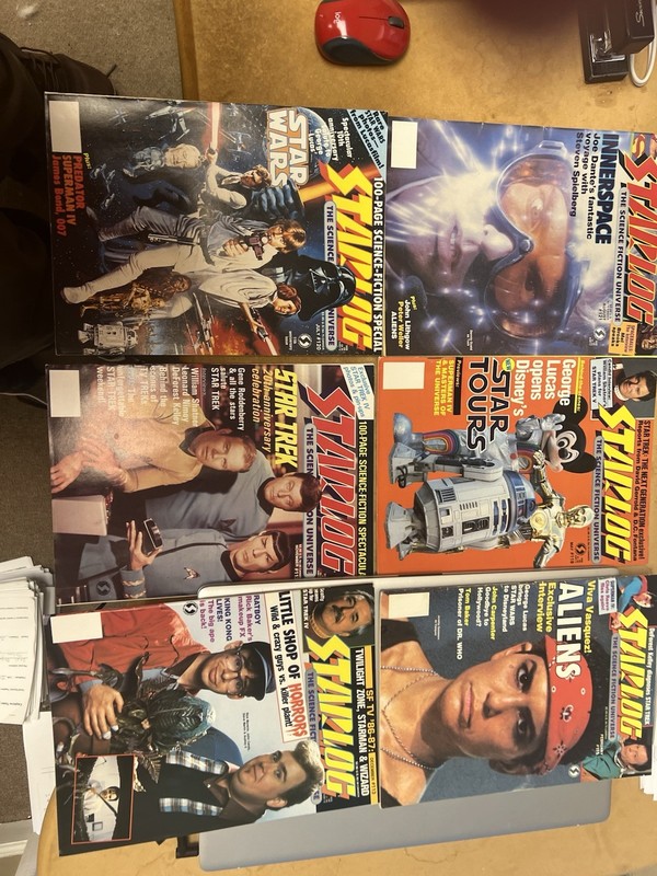 Lot Of Six Star Log Magazines 80s 112 113 115 118 120 121