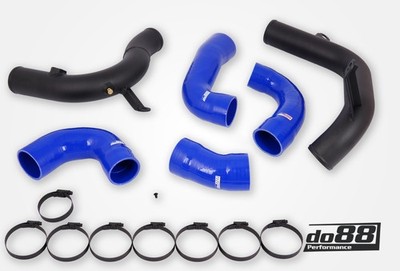 VAG 2.0 TSI EA888 Gen4 (245hp) OEM IC Pressure pipes, Blue hoses      