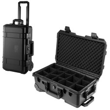 Equipment Trolley Case 22x 14 x 9 in Rolling Camera Carrying Bag