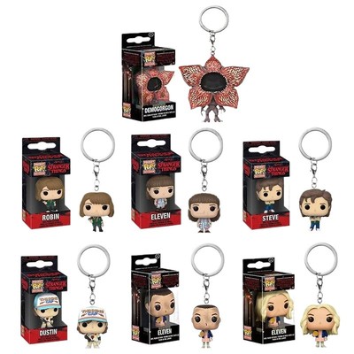 Klassische Stranger Things 5 POP Anhänger Fanartikel Schlüsselanhänger Geschenk 