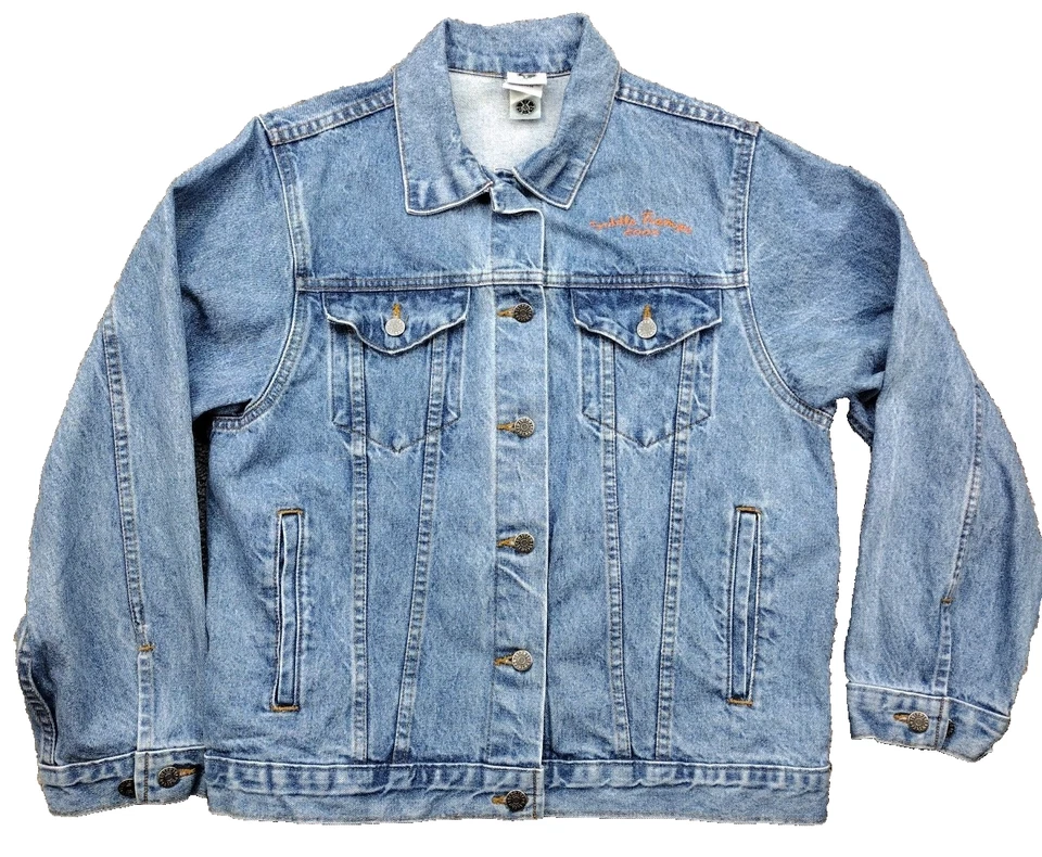 Vtg Cowboy by Choice “Cowgirl By Choice Gotta Ride” Denim Jacket Western Sz M - Image 2 of 4