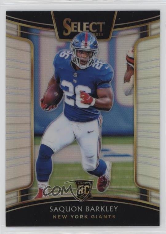 2018 Panini Select Concourse Silver Prizm Saquon Barkley #17 1cc7