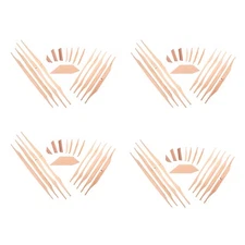 2/4 Sets Acoustic Guitar Spruce Brace Wood Set Luthier DIY Tool Smooth Surface