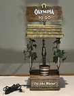 Ex Rare VTG OLYMPIA BEER It’s the Water Wishing Well MOTION Bar Sign! See VIDEO!