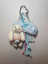 6-Piece Keychain Set With Teddy Bear Camera Plush & More
