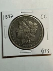 1882-CC Morgan Silver Dollar XF Details Tougher Date CC