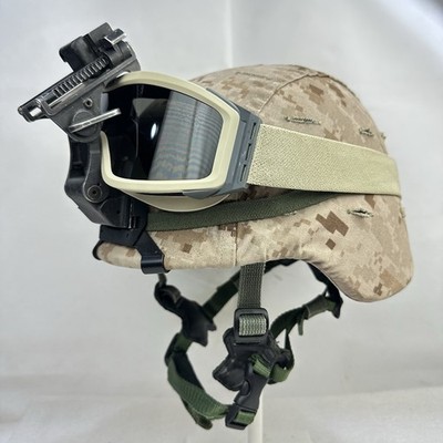 Medium USMC LWH Lightweight Helmet Package Norotos ESS IR USGI US