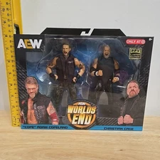 AEW PPV Limited Edition Adam Copeland & Christian Cage MIB Jazwares Worlds End