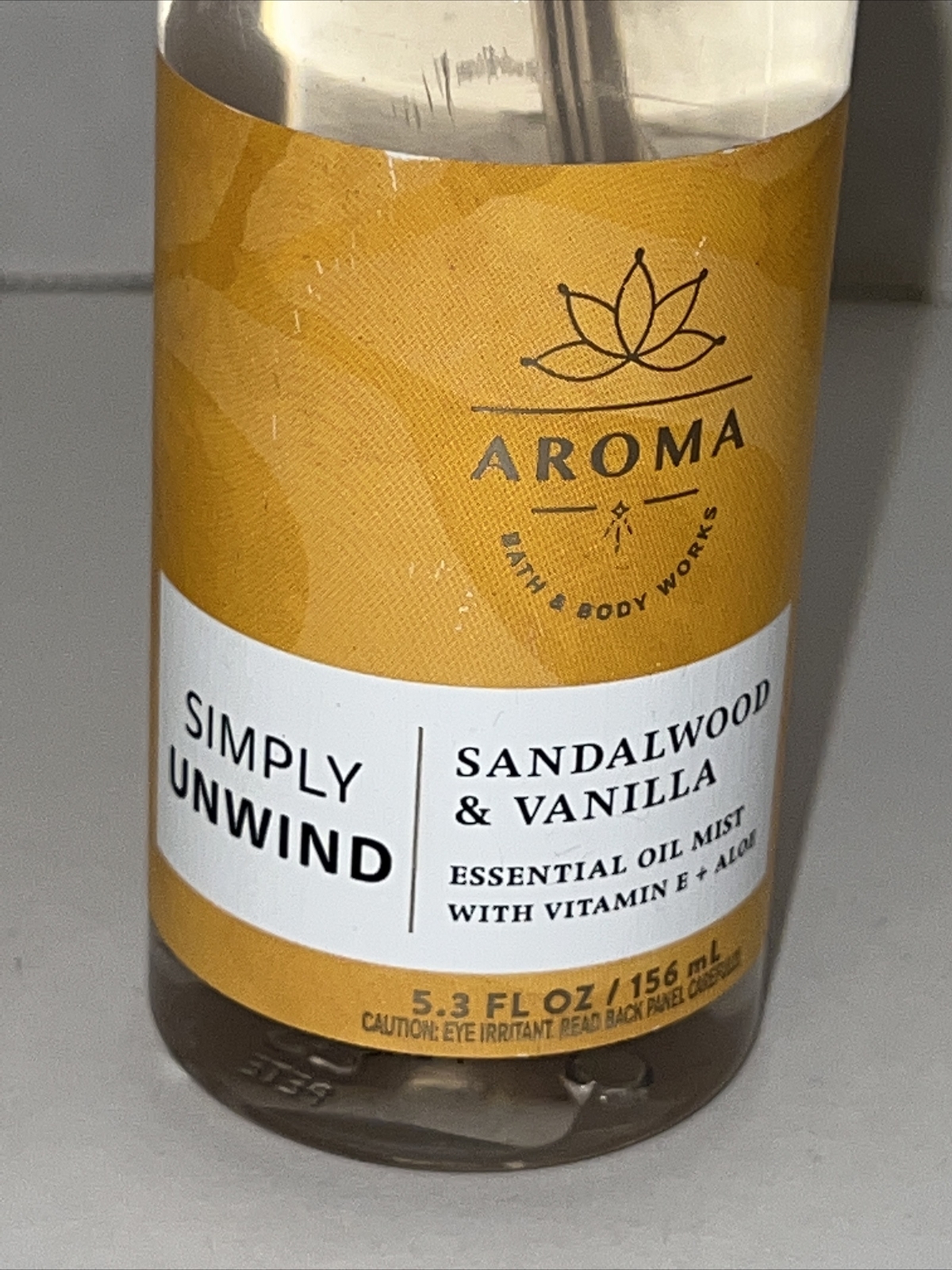 Bath & Body Works Aroma Simply Unwind Sandalwood Vanilla Essential Oil Mist NEW eBay