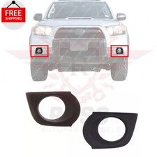 New Front Fog Light Trim Black Left Right 2pcs Fits 2010-2013 Toyota 4runner