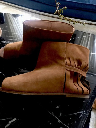 MAISON MARTIN MARGIELA Stiefeletten Gr. EUR 38,5 Braun Boots Schuhe, Original - Bild 5 von 7