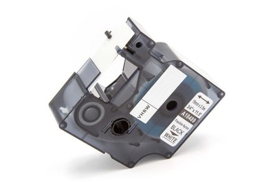 Schriftband für Tyco T107M Schwarz/Weiß Nylon 19mm 3,5m