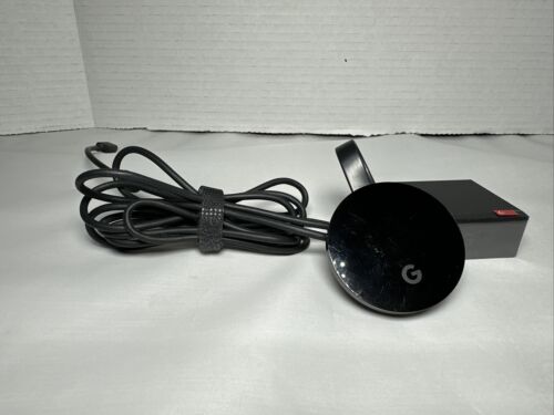 Google Chromecast Ultra Media Streamer NC2-6A5-D W/Adapter Tested & Working VGC - Picture 1 of 8