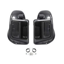 Lower Vented Fairings Fit For Harley Touring 2014-Up Gauntlet Gray Metallic