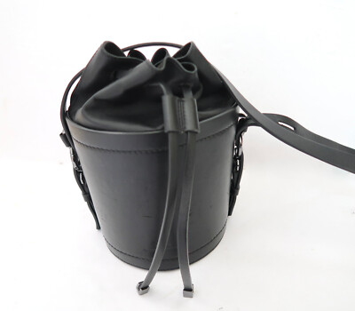 DESA 1972 Backpack Black Leather DESA 1972 Black Leather bucket shoulder bag | eBay main image 2