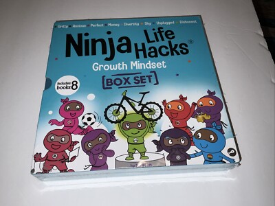 Ninja Life Hacks Growth Mindset 8 Book Box Set Gritty Anxious Perfect ...