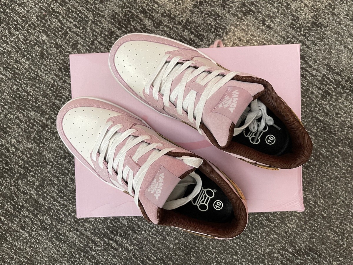 ?️Brand New Vandy The Pink Ice Cream Cone Shoes! Size Men’s 10 US. ?? Vandy The Pink Ice Cream Burger Shoes -Size 10M - New with  main image 3