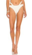 Devon Windsor Juniper Bikini Bottom Cream Crocodile Swim Resort S NWT 68