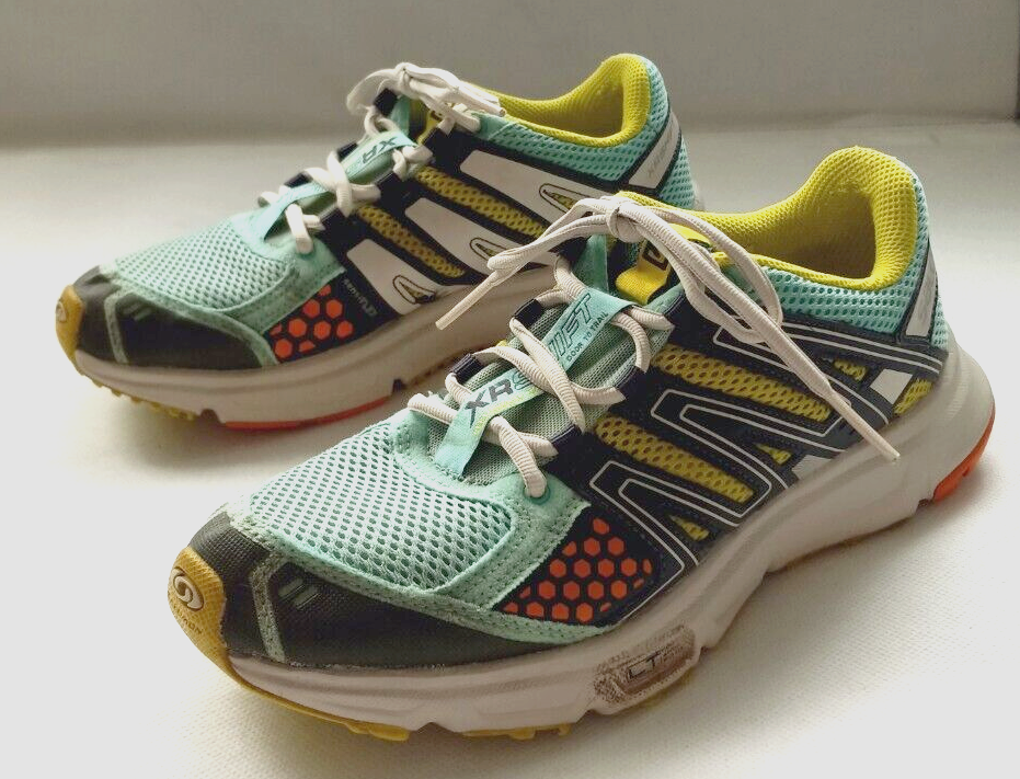 Scarpe da trail running basse Salomon XR Shift donna taglia 8 blu giallo 328397