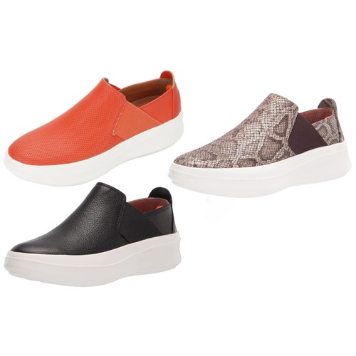 Women Slip On Sneaker Flats Leather | eBay