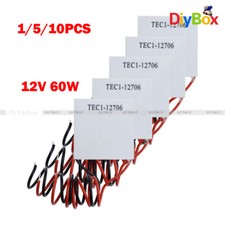 1/5/10 TEC1-12706 Peltierelement Module 12V 60W Peltier Element Cooling Heating